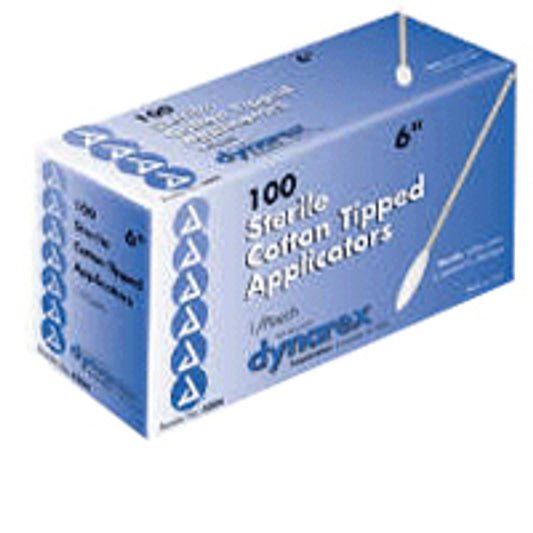 Cotton Tipped Applicators By Dyanarex, Sterile, 6 Inches - 2 Ea