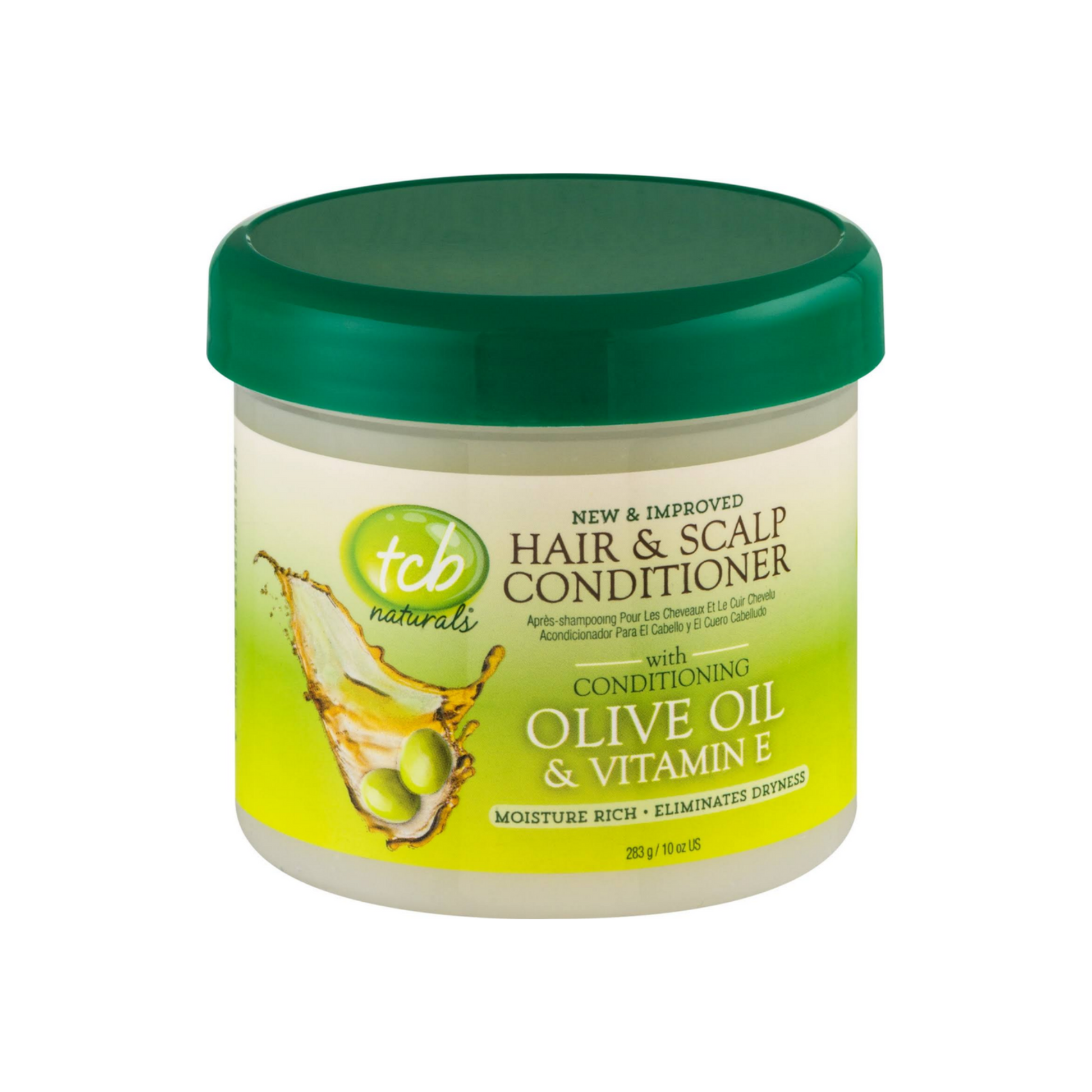 Tcb Naturals Hair & Scalp Conditioner With Olive Oil & Vitamin E 10 Oz