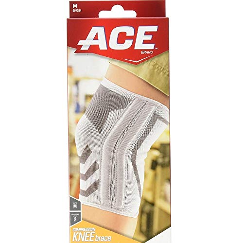 Ace Brand Knitted Knee Brace W/ Side Stabilizers, Medium