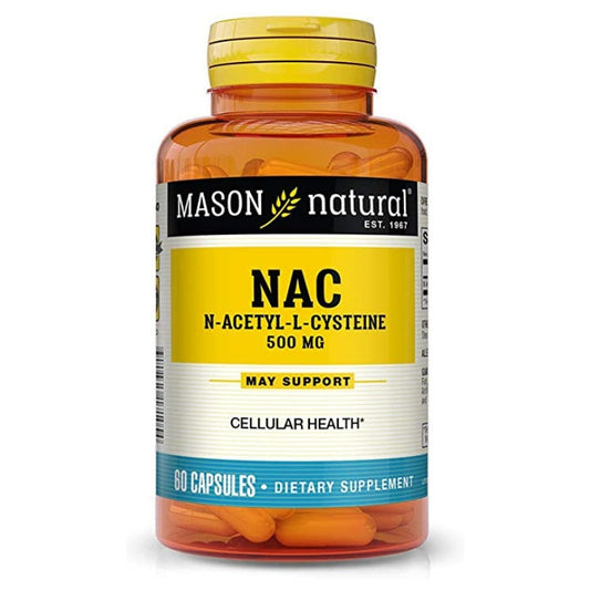 Mason Natural Nac N-Acethyl-L-Cysteine Essential Amino Acids - 60 Ea