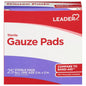 Leader Sterile Gauze Pads 2 in x 2 in - 25 ea