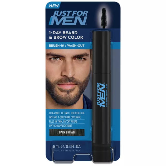 Just For Men 1-Day Tempora ry Beard & Brow Color 0.3 fl oz
