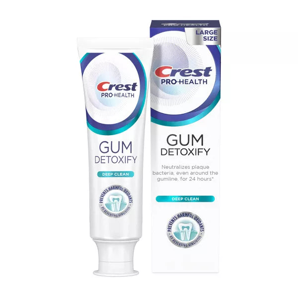 Crest Pro-Health CareGum Detoxify Deep Clean Toothpaste - 4.8oz