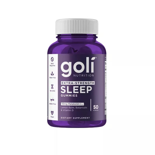 Goli Nutrition Extra Strength Dreamy Vegan Sleep Vitamin Gummies - 50Ct
