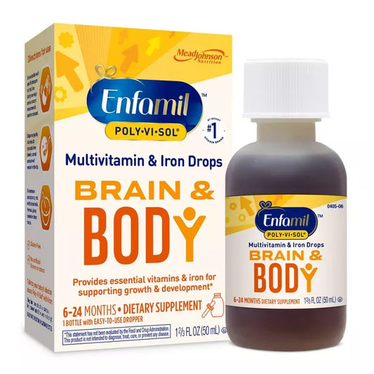 Enfamil Poly-Vi-Sol Multivitamin Supplement Drops With Iron 50 Ml