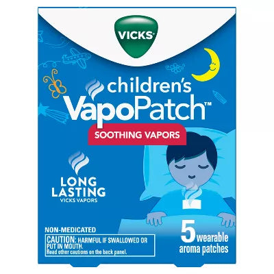 Vicks Children'S Vapopatch With Long Lasting Soothing Vapors - Menthol - 5Ct