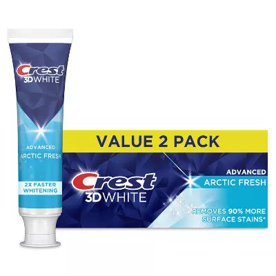 Crest 3D White Advanced Teeth Whitening Toothpaste 1ct