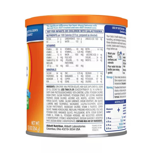 Similac Sensitive For Fussiness and Gas Powder Infant Formula - 12.5oz