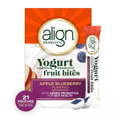 Align Probiotic, Yogurt Coated Probiotic Fruit Bites - 21 Pouches