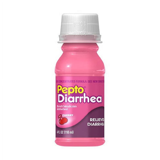 Pepto-Bismol Diarrhea Antidiarrheal Relief, Cherry, 4 fl oz