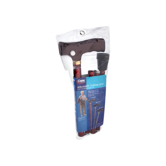 Carex Adjustable Folding Cane A534-00 1 Each
