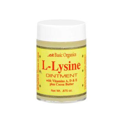 Basic Organics L-Lysine Ointment - 0.87 Oz
