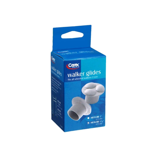 Carex Walker Glides 1-1/8 Inch A836-00 2 Each