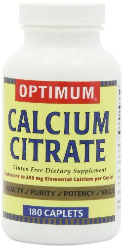Optimum Calcium Citrate, 180 Caplets