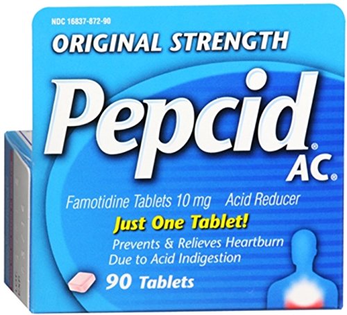 Pepcid Ac Original Strength For Heartburn Prevention & Relief, 90 Ct