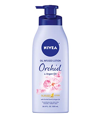 Nivea Oil Infused Body Lotion Orchid And Argan Oil, 16.9 Fluid Ounce