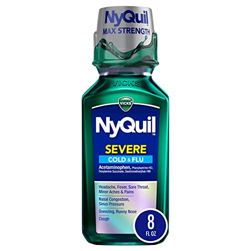 Vicks Nyquil Severe Cold & Flu - 8 Oz