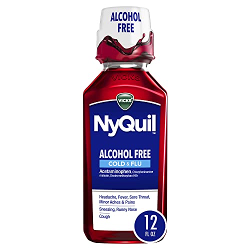 Vicks Nyquil Alcohol-Free Cold & Flu Relief - 12 Oz
