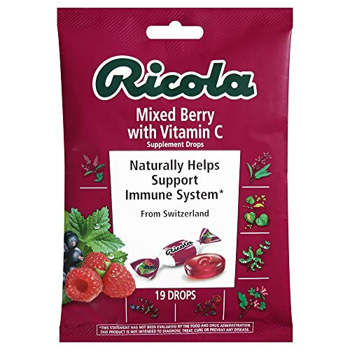 Ricola Cough Drop Mixed Berry 19 Ct