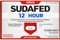 Sudafed 12 Hour Coated Caplets Maximum Strength 10 Tabs