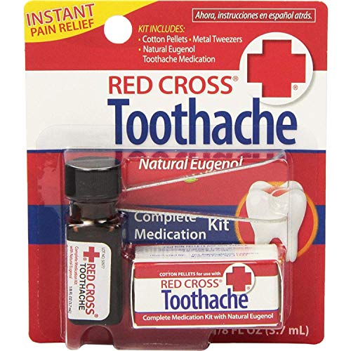 Red Cross Toothache Medication, 0.125 Fl Oz Bottle