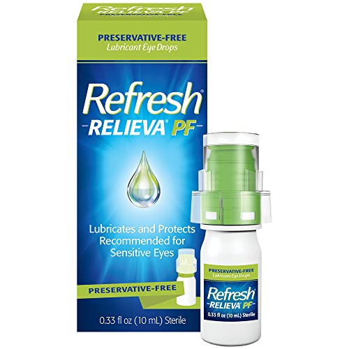 Refresh Relieva Preservative-Free Lubricant Eye Drops, 0.33 Fl Oz