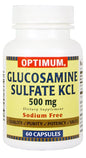 Optimum Glucosamine Sulfate Kcl Capsules, 500 Mg, 60 Count
