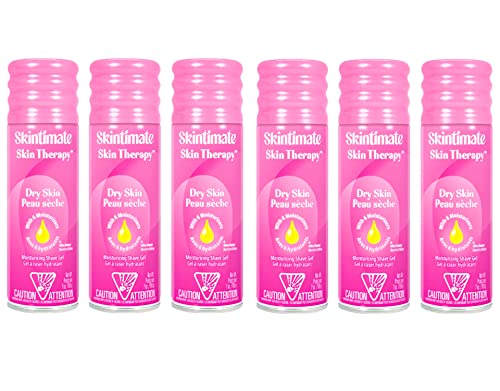 Skintimate Skin Therapy Dry Skin Moisturizing Women'S Shave Gel With Lanolin And Vitamin E - 7 Oz