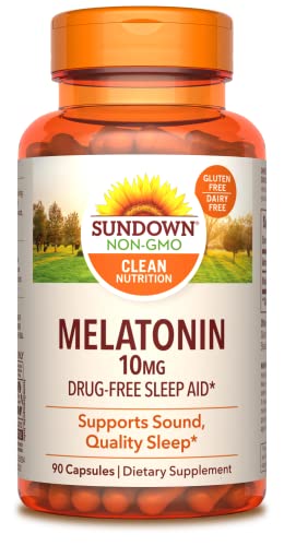 Sundown Naturals Melatonin 10 Mg, 90 Capsules