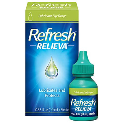 Refresh Relieva Lubricant Eye Drops Preserved Tears, 10 Ml