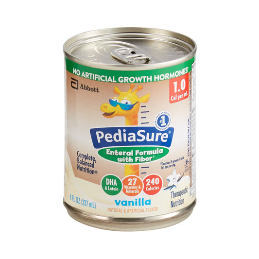 PediaSure Enteral with Fiber Pediatric Oral Supplement Tube Feeding Formula, 8 oz.