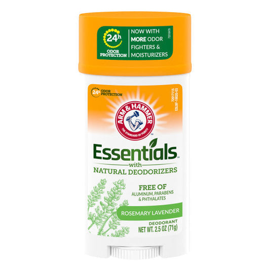 Arm & Hammer Essentials Deodorant, Rosemary Lavender - 2.5 Oz