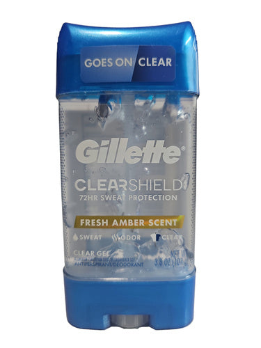Gillette Clear Shield Fresh Amber Scent 107 G