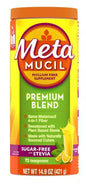 Metamucil Premium Psyllium Stevia Fiber Powder Orange 14.9Oz
