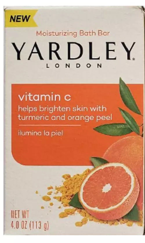 Yardley London Vitamin C Moisturizing Bath Bar, 4 Oz