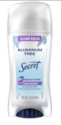 Secret Aluminum Free Clear Solid Deodorant For Women, Lavender, 2.4 Oz