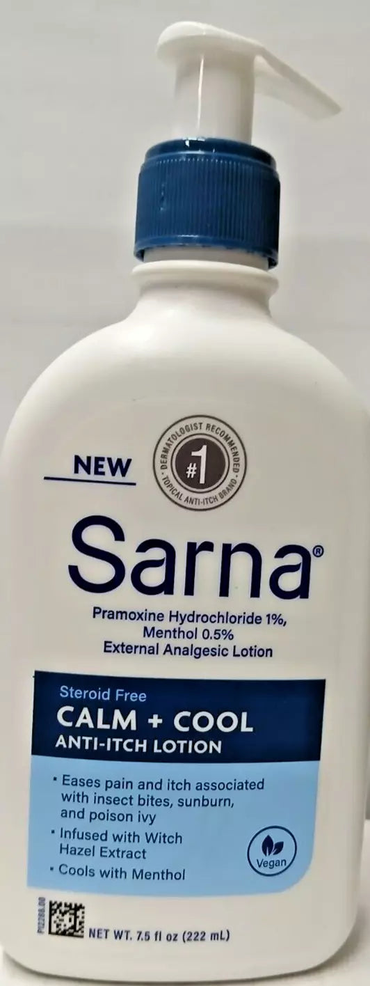 SARNA Calm and Cool Anti-Itch Body Lotion 7.5 fl. oz.