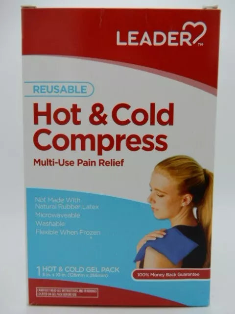 Leader Reusable Multi-Use Hot & Cold Gel Compress - 1 Ct
