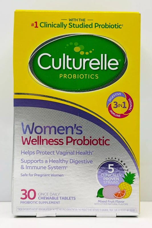 Culturelle Women'S Wellness Probiotic Mixed Fruit 30 Chewable