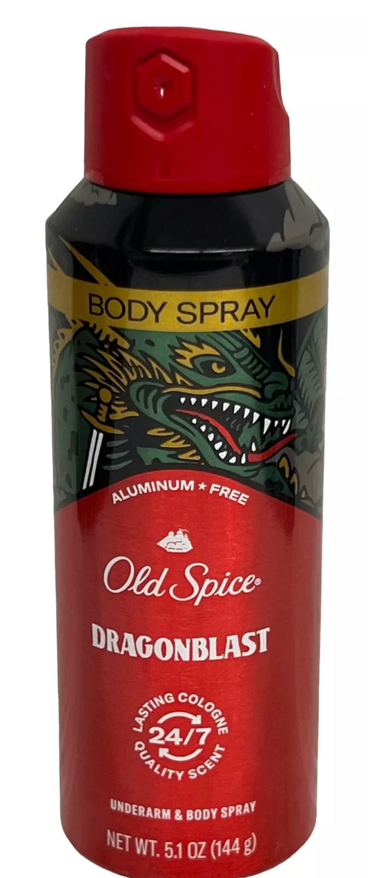 Old Spice Dragonblast Body Spray 5.1 Oz