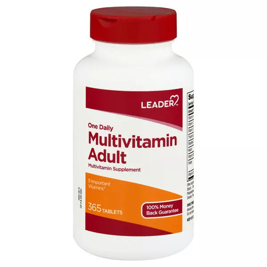 Leader One Daily Multivitamin Adult Supplement - 365 Tablets