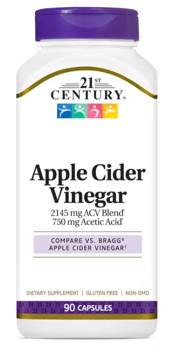 21St Century Apple Cider Vinegar, 90 Capsules