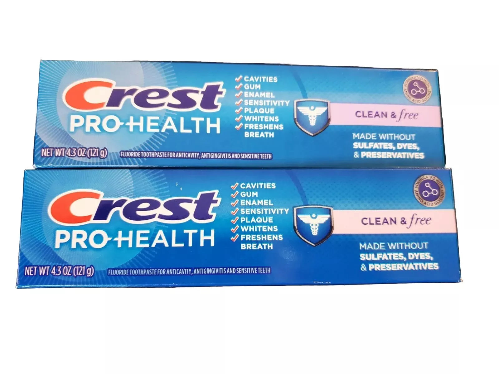Crest Pro Health CareTooth Paste Clear & Free 4.3 Oz