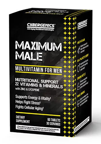 Cybergenics Maximum Male, Multivitamin for Men 60 Tablets
