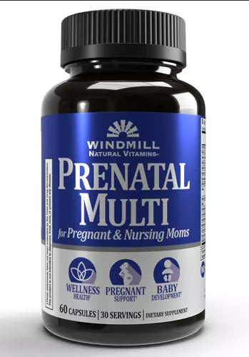 Windmill Prenatal Multivitamins For Pregnant & Nursing Moms 60ct