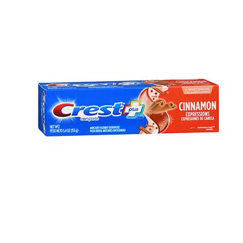 Crest Complete Plus Cinnamon Expressions Toothpaste 5.4 Oz