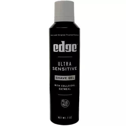 Edge Shave Gel, Fragrance Free, Ultra Sensitive 7 Oz