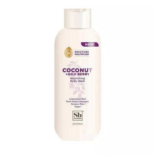 SoapBox Coconut Plus Goji Berry Nourishing Body Wash 20 Oz