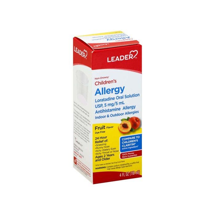 Leader Children's Allergy Solution Fruit Flavor - 4 oz